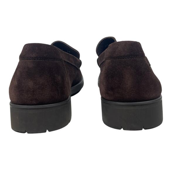 Salvatore Ferragamo Master Gancini Bit Suede Loafer Brown Size 10EE/ US 11 - Picture 10 of 15